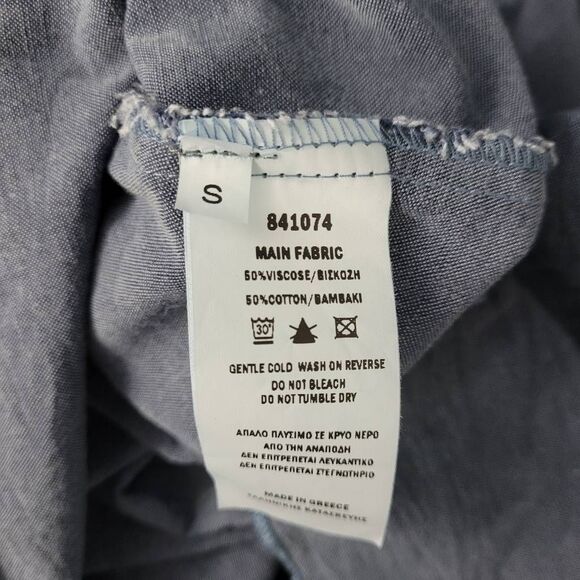 Ozai N Ku Asymmetrical Sleeveless Dress Sz S Oversized Lagenlook Minimalist - Picture 4 of 7